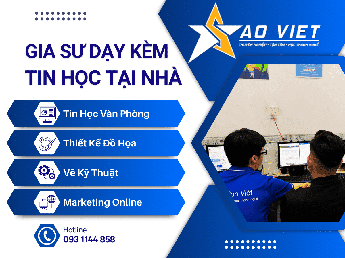 Gia sư dạy kèm tin học tại nhà