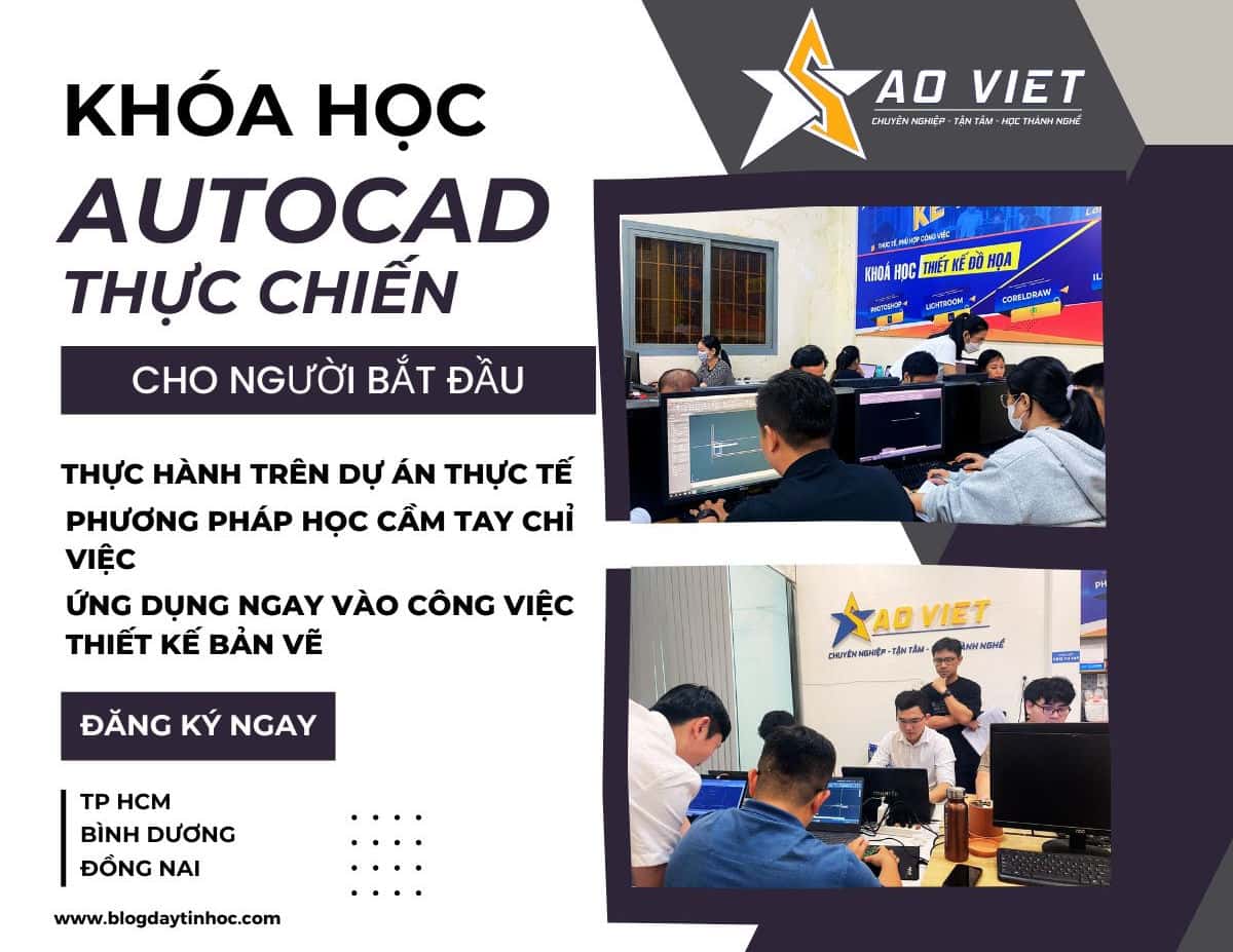 Khóa học AutoCAD Cơ Bản