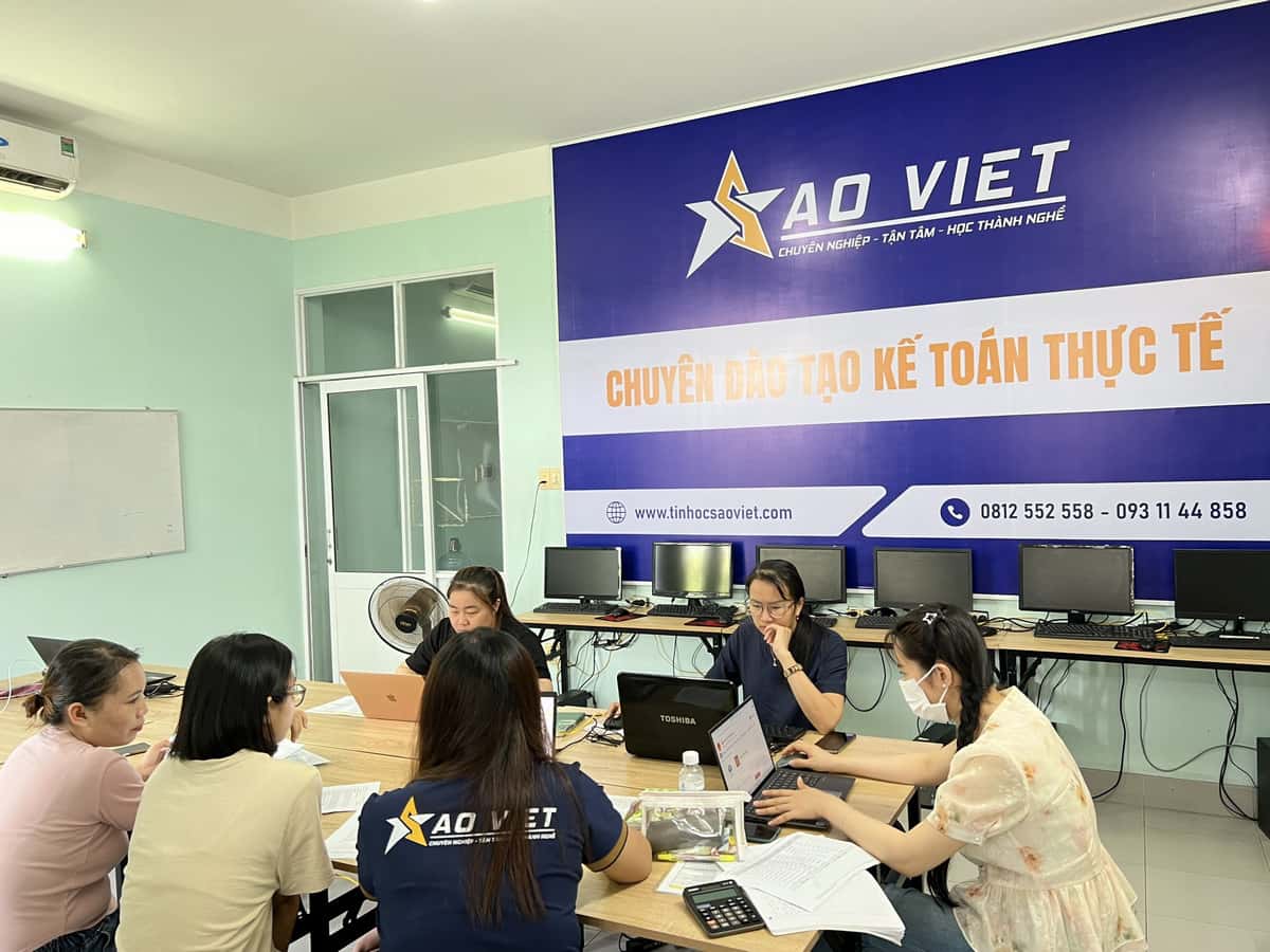 Lớp học kế toán tại Tân Uyên