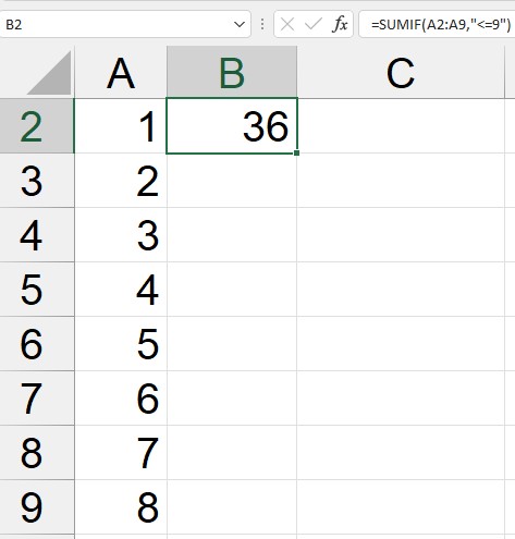Hàm SUMIF Trong Excel