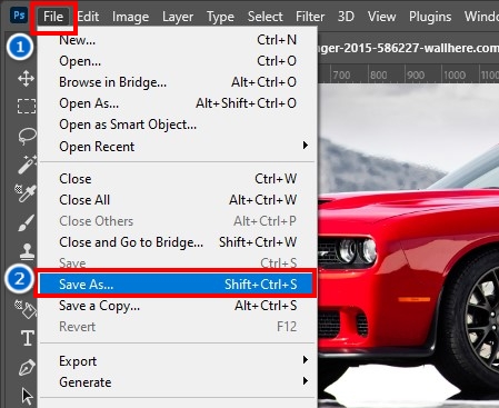 cách lưu ảnh trong photoshop
