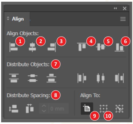  Công Cụ Align và Distribute Trong Illustrator
