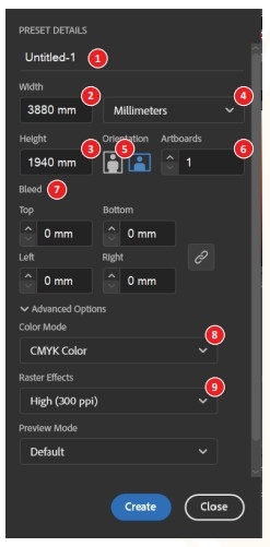 Hướng dẫn tạo file trong Illustrator