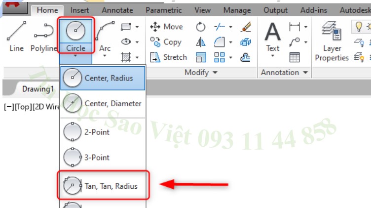 Lệnh Tan Tan Radius