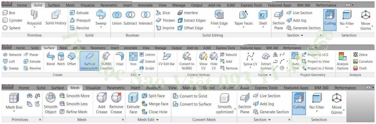 một số tab khác
