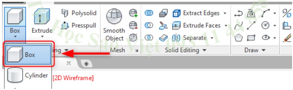 Lệnh tạo khối hợp trong AutoCAD