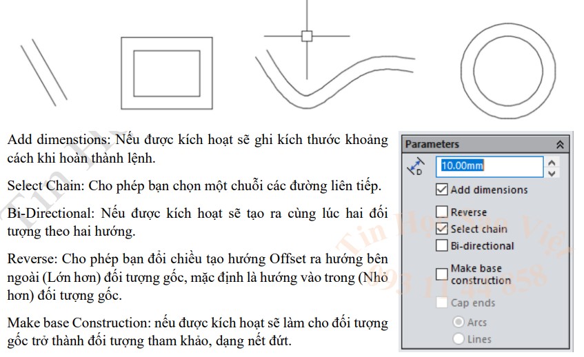Các lệnh tạo đối tượng song song