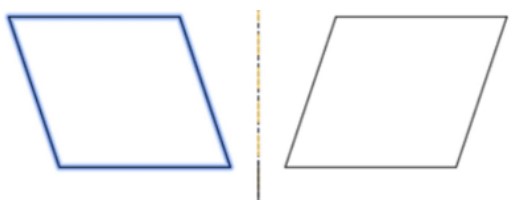  Mô tả tạo đối tượng đối xứng thành công