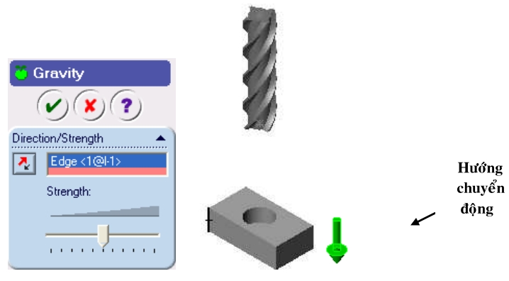 Cách mở Gravity trong SolidWorks