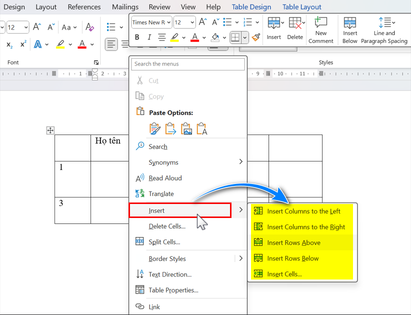 Cach-them-dong-cot-o