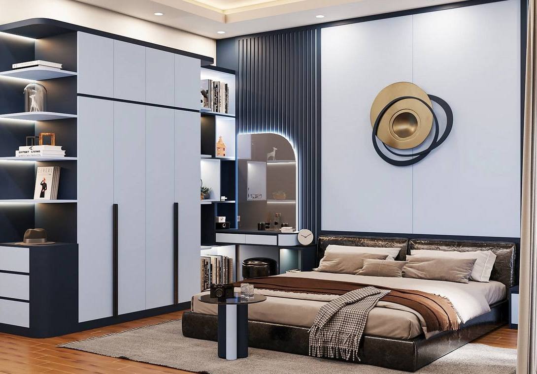 học viên thiết kế phòng ngủ 3D bằng SketchUp