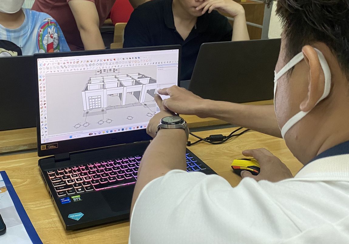 học viên thiết kế nội thất 3d tại bình tân