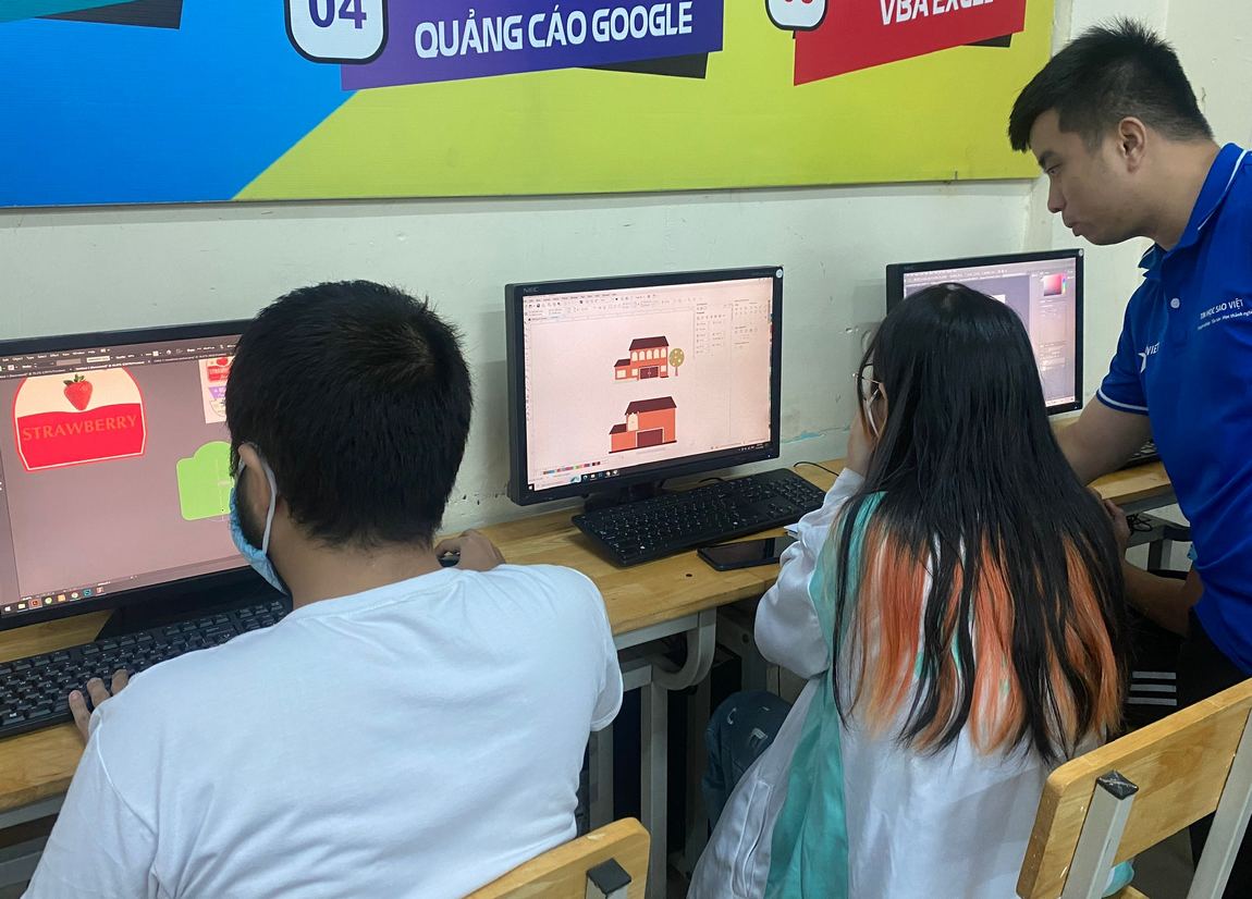 giảng viên chỉ dạy trong khóa học coreldraw tại bình tân