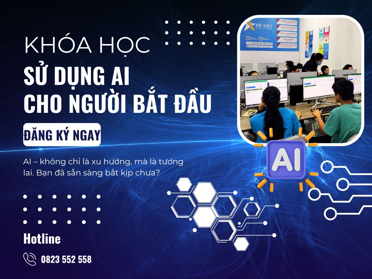 Khóa học ứng dụng AI cho người mới bắt đầu