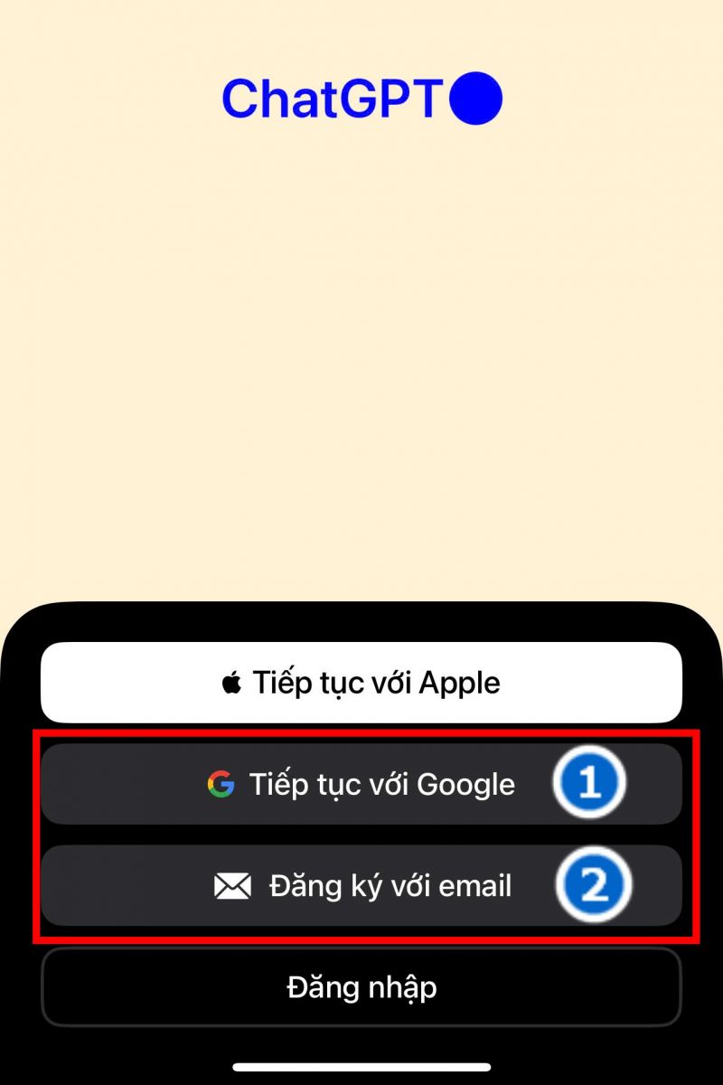 bước 3 đăng nhập hoặc đăng ký