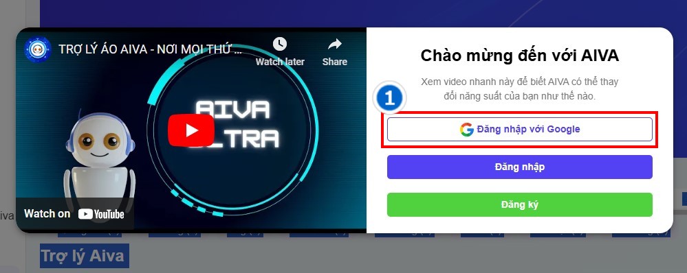 bước 2 đăng nhập với tài khoản google có trên máy