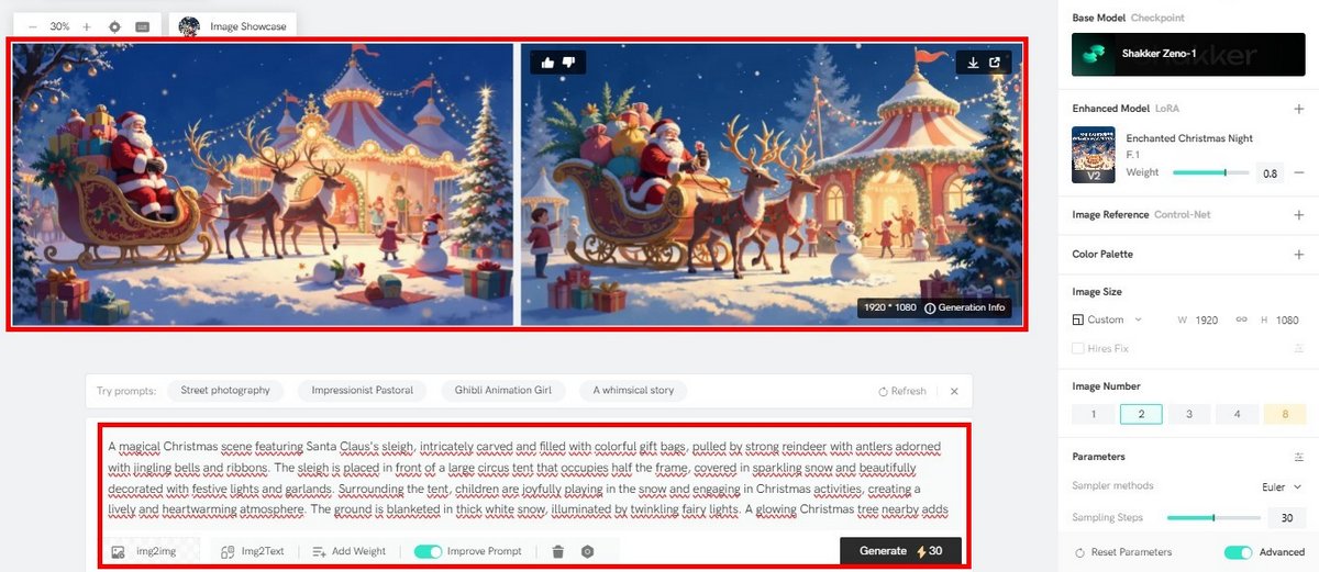 bước 4 nhập thông số và ấn generate