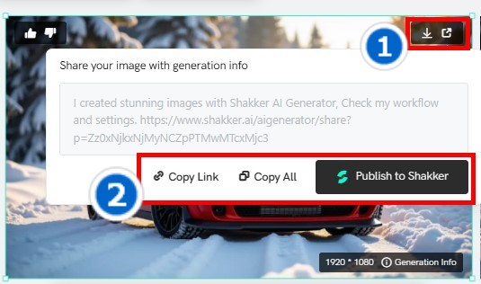 bước 6 tải xuống và chia sẻ ảnh