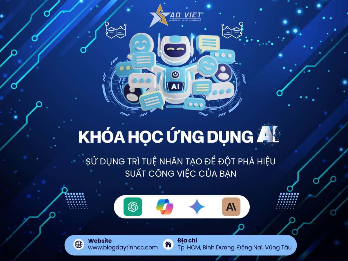 Học sử dụng AI - Ứng dụng trí tuệ nhân tạo trong công việc