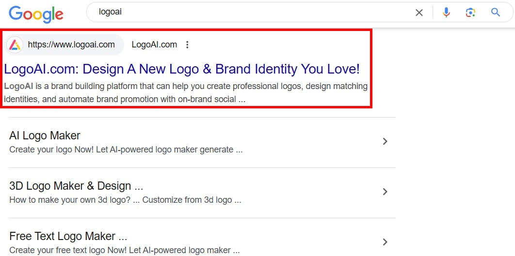 Bước 1 truy cập trang web logoai.com