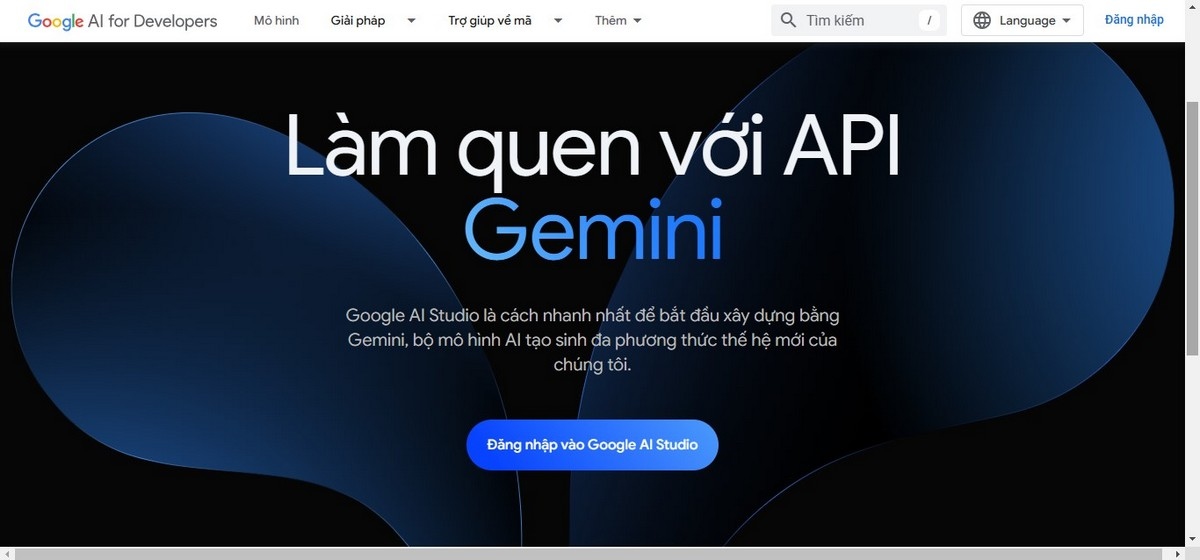 giao diện google ai studio