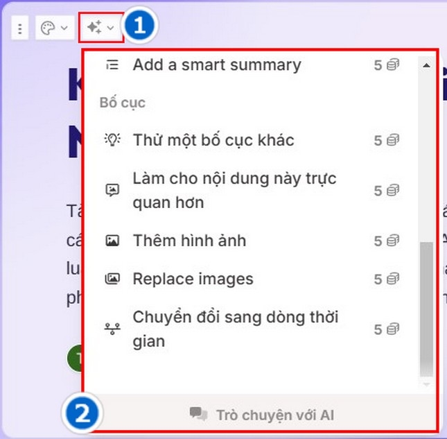 Bước 9: Tùy Chọn Chỉnh Sửa Từng Slides