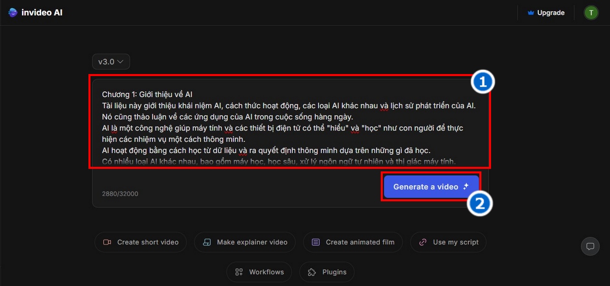 Bước 3 Tạo Nội Dung Cho Video Của Bạn