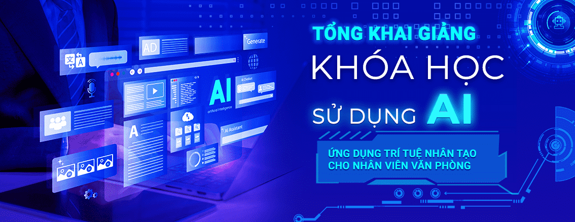 Khóa học ứng dụng AI cho nhân viên văn phòng