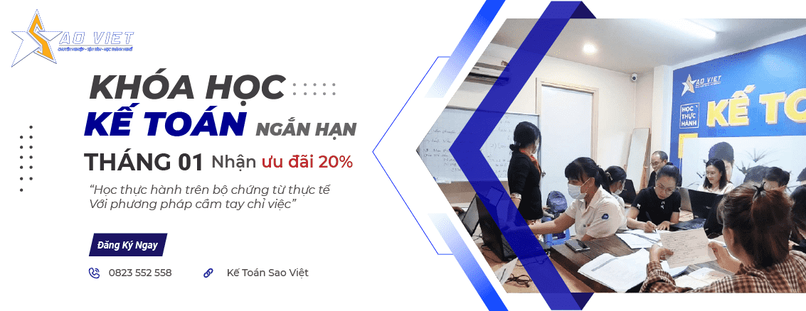 Ưu đãi khai giảng khóa học kế toán