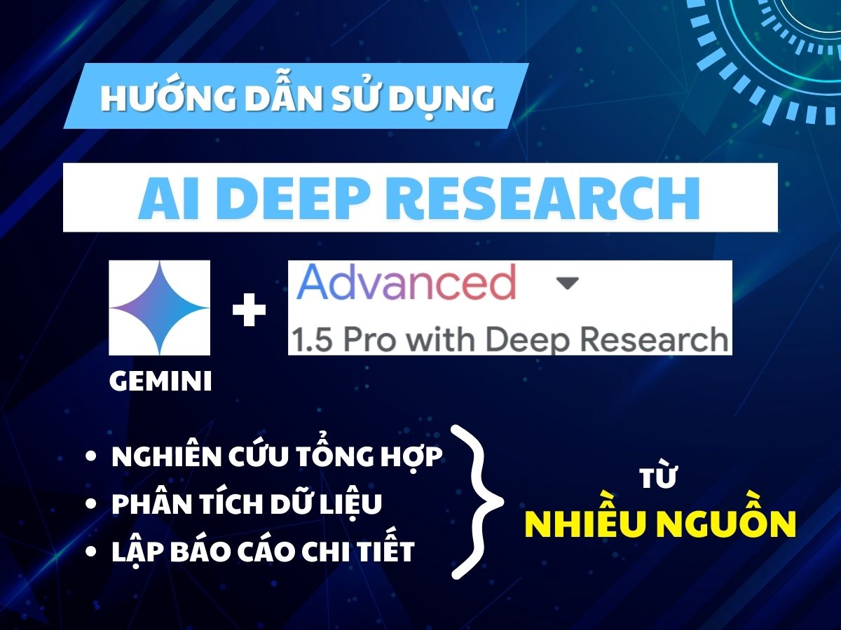 Hướng dẫn sử dụng AI Deep Research của Gemini