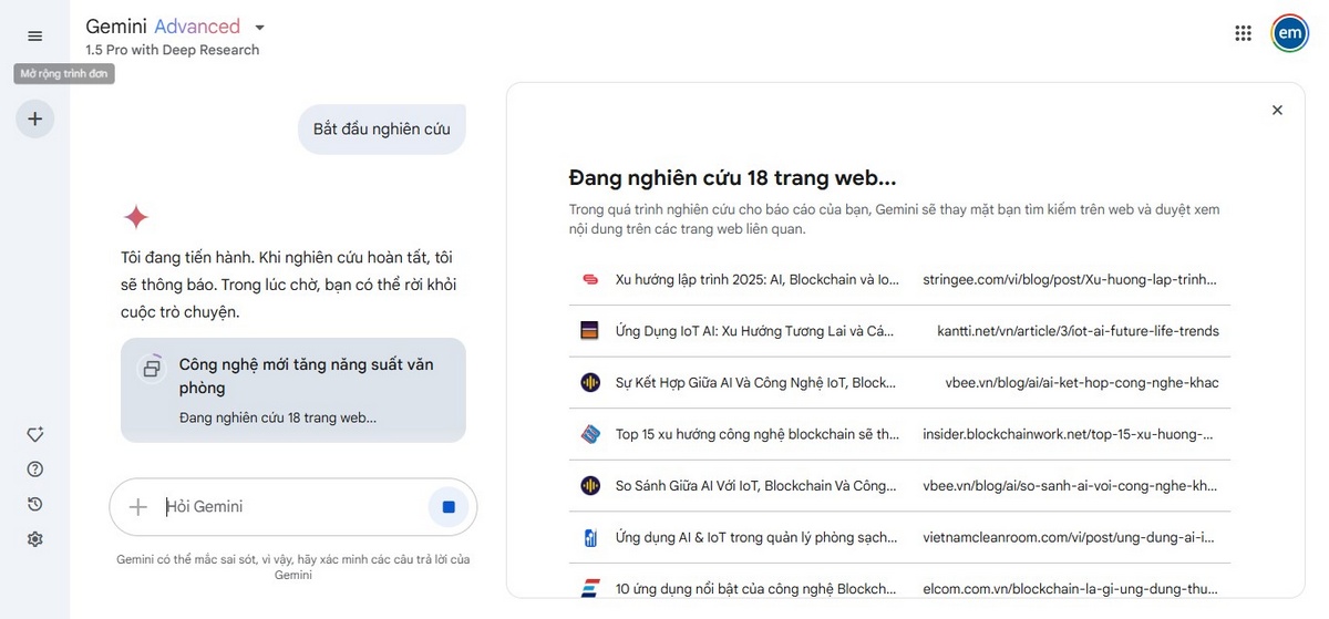 Xem các nguồn AI Deep Research tham khảo