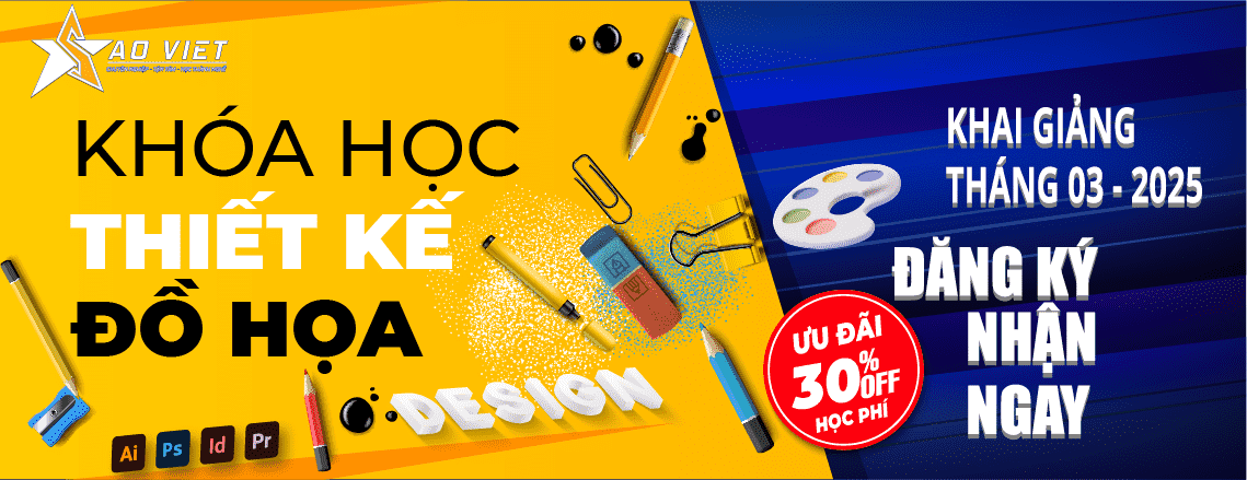 Ưu đãi khai giảng khóa học thiết kế đồ họa
