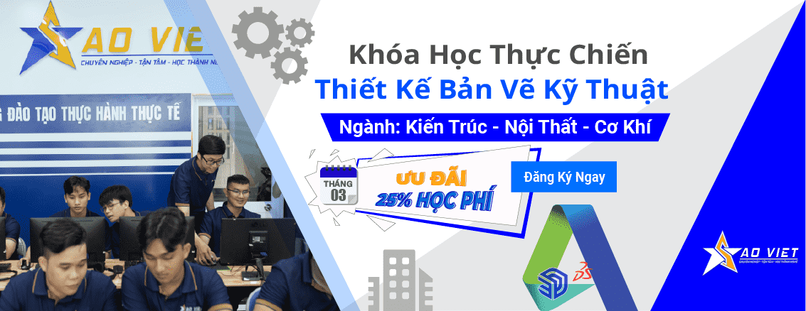 Ưu đãi khai giảng khóa học vẽ kỹ thuật AutoCAD