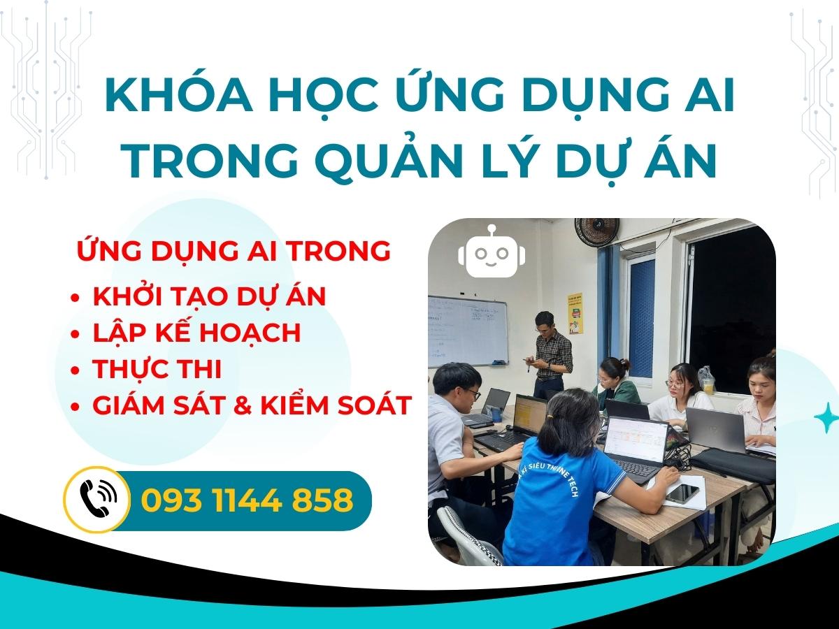 Khóa học ứng dụng AI trong Quản lý dự án