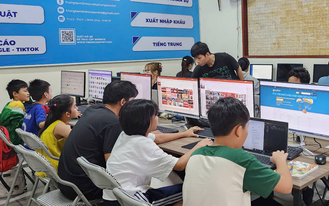 Khóa học AI dành cho trẻ em ở Thủ Dầu Một