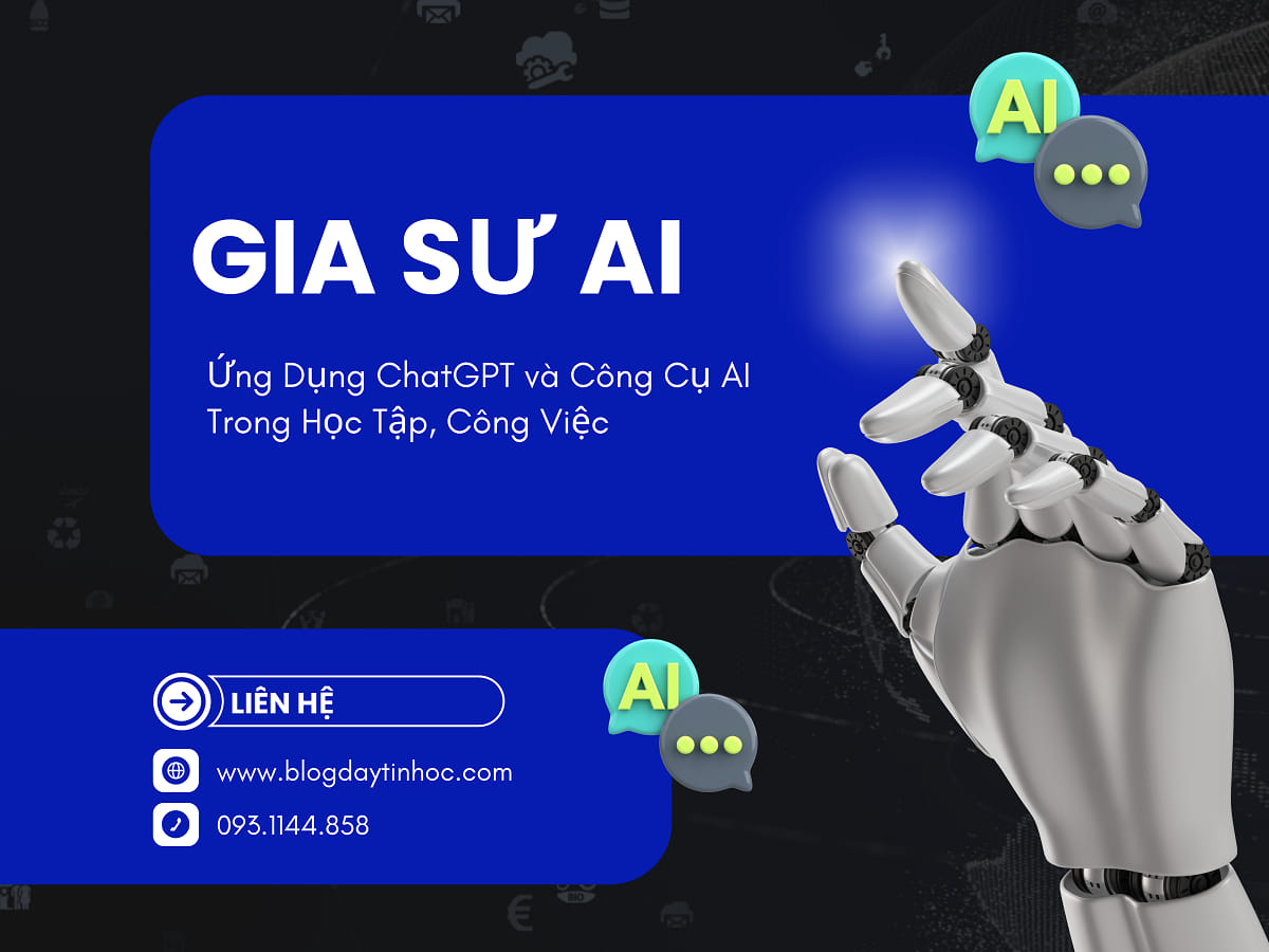 Gia sư AI - Ứng dụng AI vào công việc