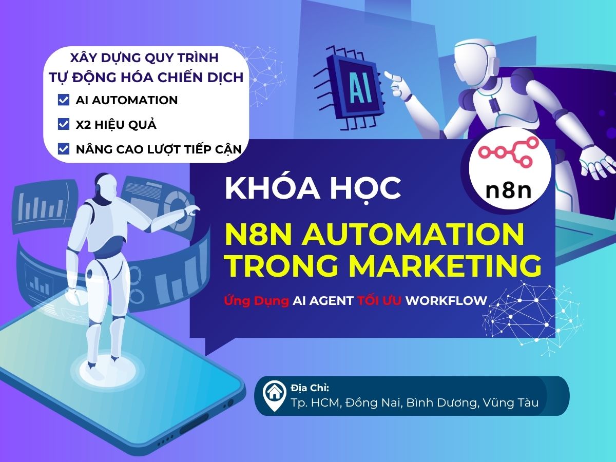 Khóa học n8n automation trong marketing