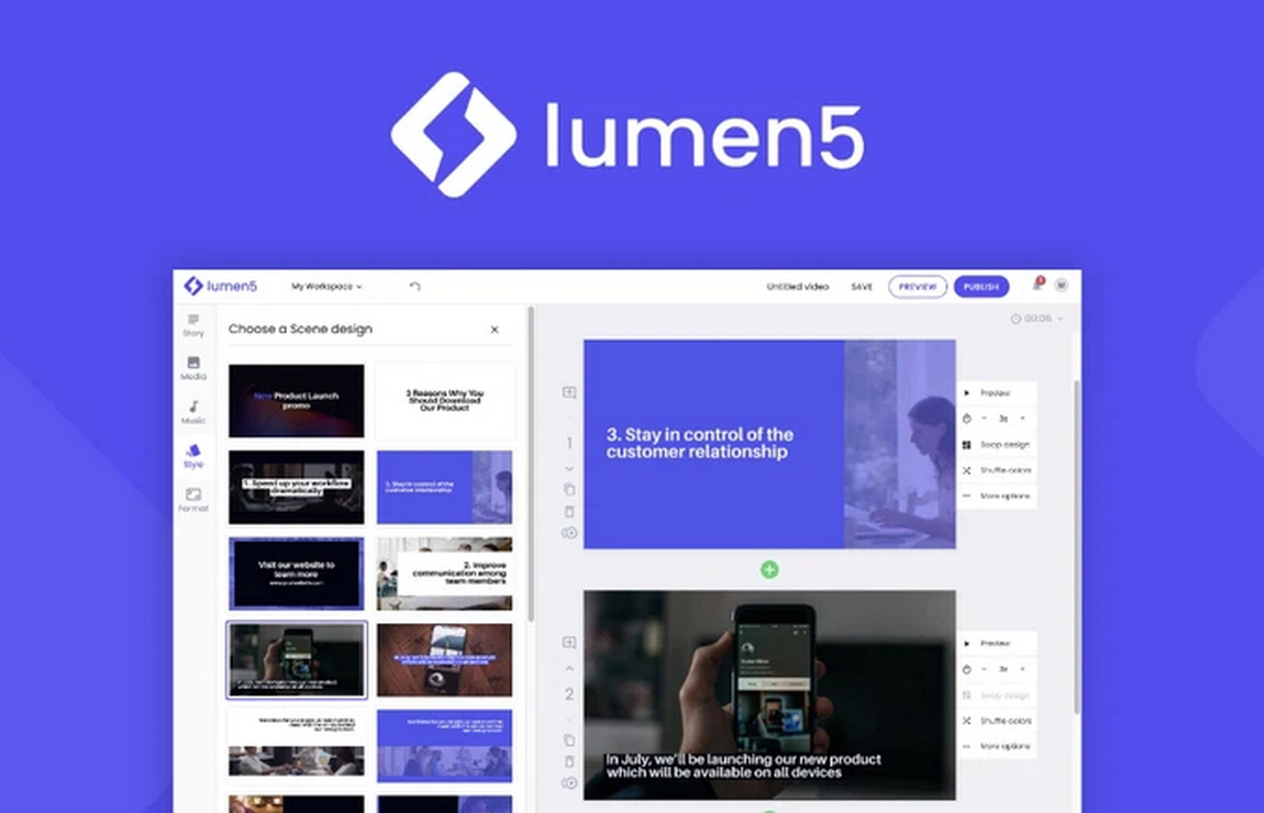 Lumen5 – Công Cụ AI Tạo Video Từ Nội Dung Văn Bản