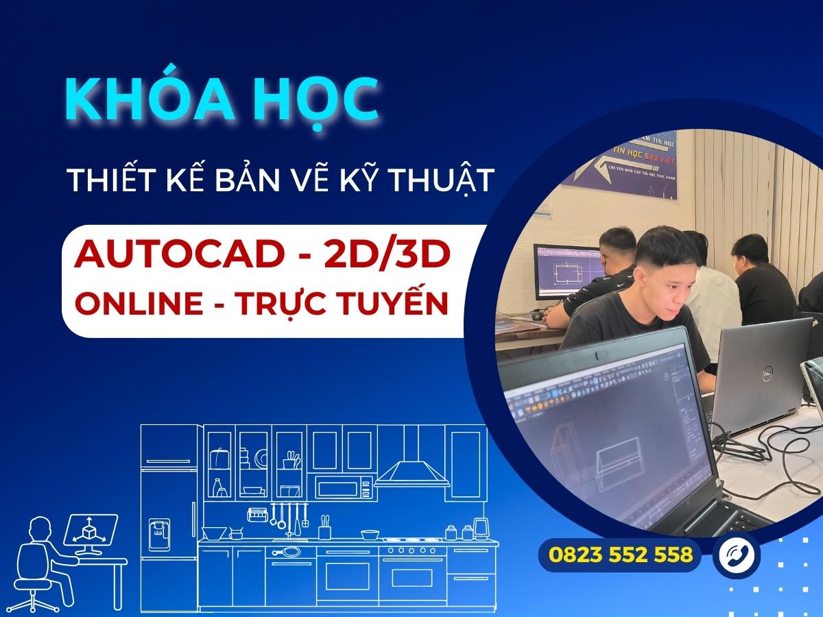 Khóa học AutoCAD Online Tại Nhà Học 1 Kèm 1