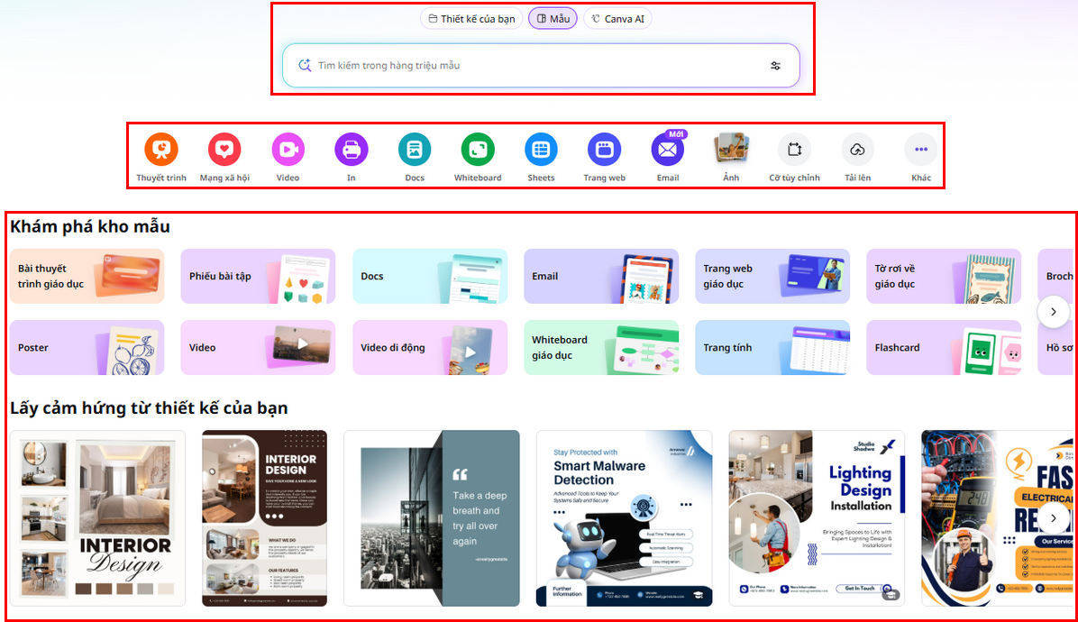 Khóa học Online cách dùng canva