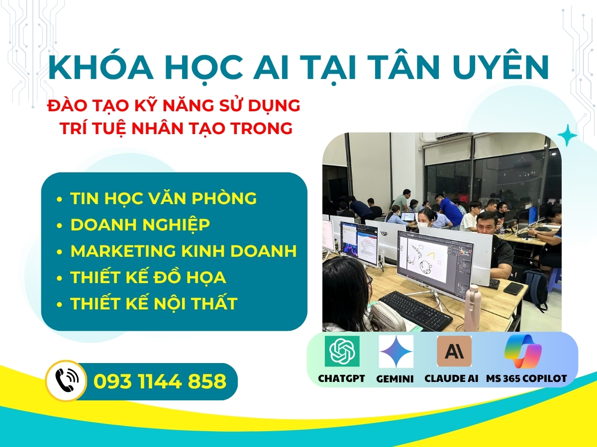 Khóa học AI Tại Tân Uyên