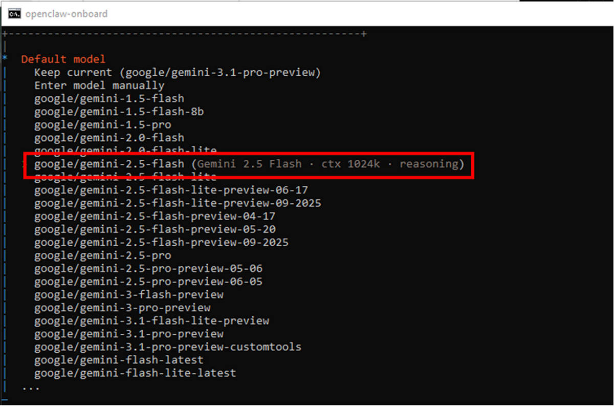 Hướng dẫn thiết lập model AI cho OpenClaw
