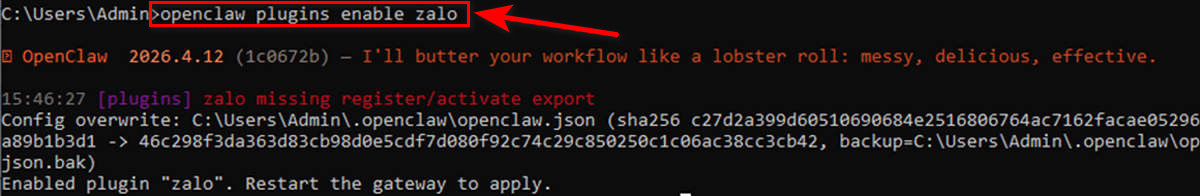 Hướng dẫn kết nối OpenClaw Zalo tạo chatbot AI miễn phí