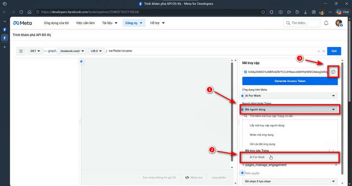 Cấu hình quyền và Thử nghiệm