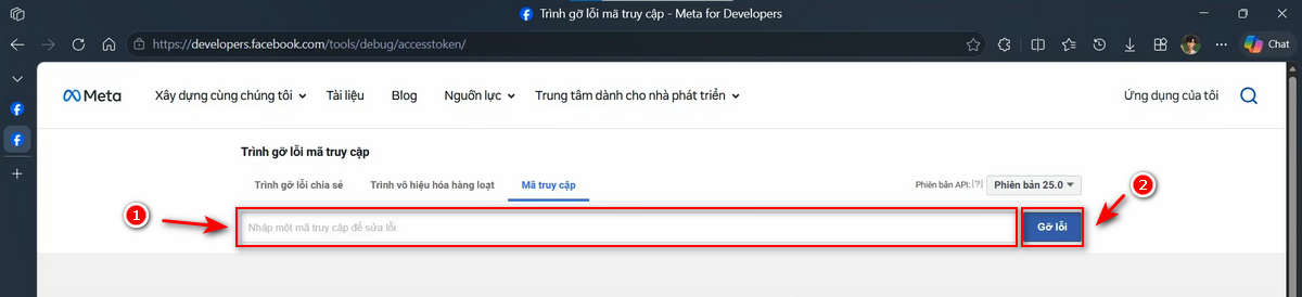 Kiểm tra mã truy cập và lấy thông tin cấu hình