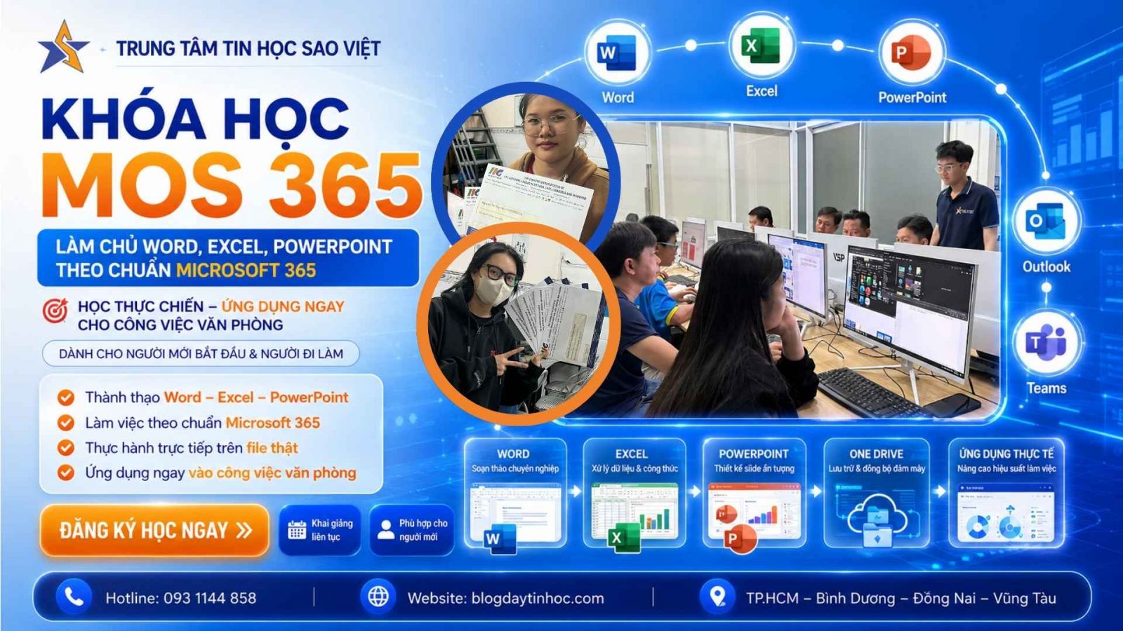 khóa học mos 365
