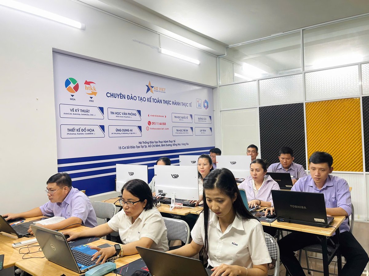 Khóa học kế toán tại Quận 7 P. Tân Hưng TP.HCM - Sao Việt