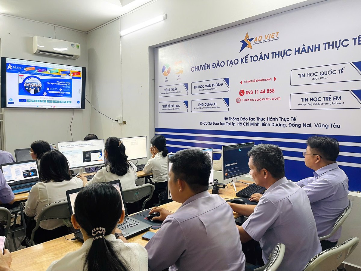 học viên kế toán tổng hợp tại Quận 7 Phú Mỹ Hưng