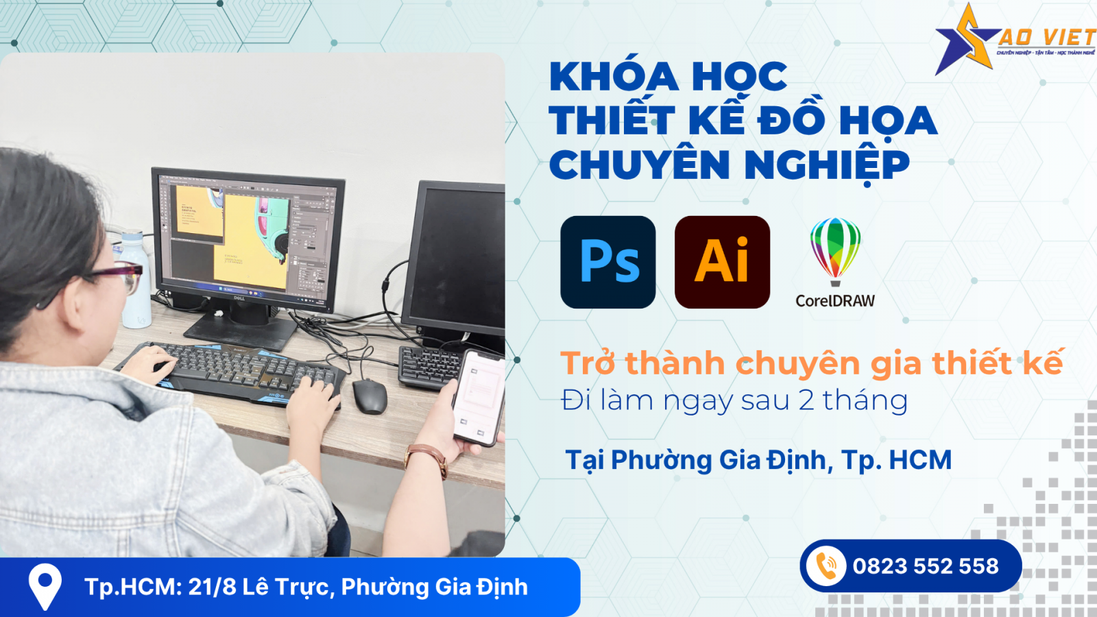 Khóa học thiết kế đồ họa tại Phường Gia Định