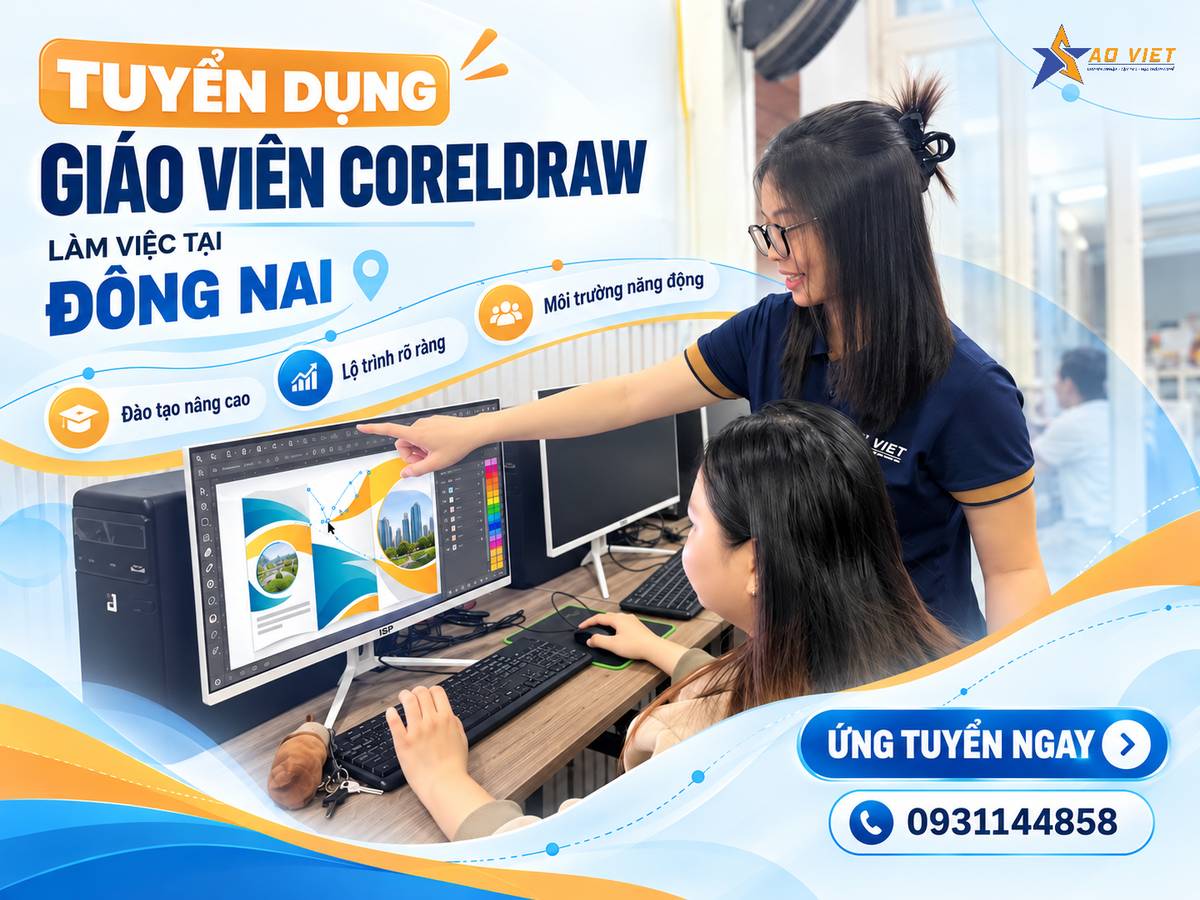 Tuyển dụng Giáo viên CorelDRAW tại Đồng Nai